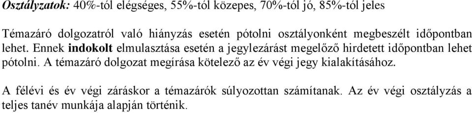 Ennek indokolt elmulasztása esetén a jegylezárást megelőző hirdetett időpontban lehet pótolni.