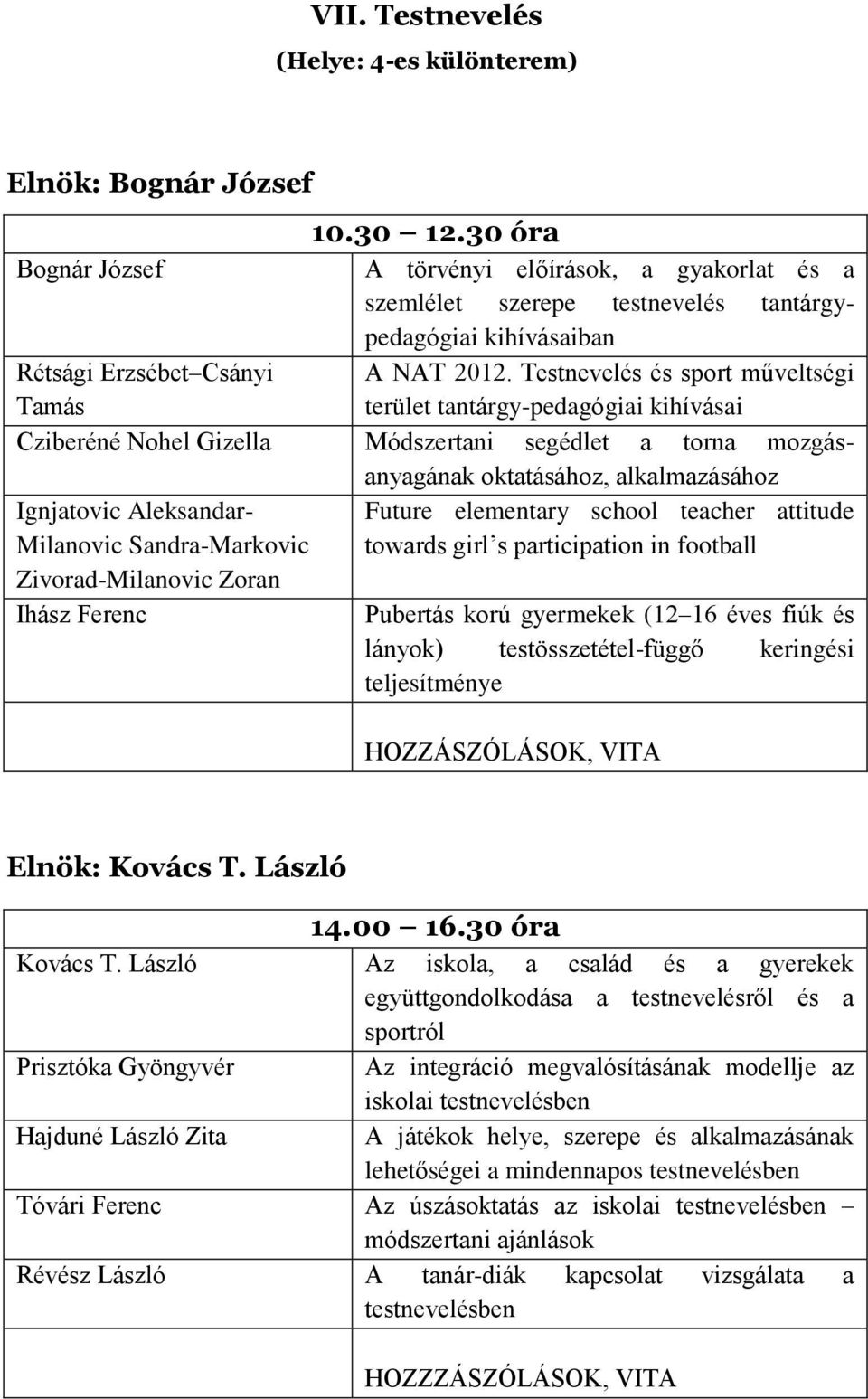 Testnevelés és sport műveltségi terület tantárgy-pedagógiai kihívásai Cziberéné Nohel Gizella Módszertani segédlet a torna mozgásanyagának oktatásához, alkalmazásához Ignjatovic Aleksandar- Milanovic