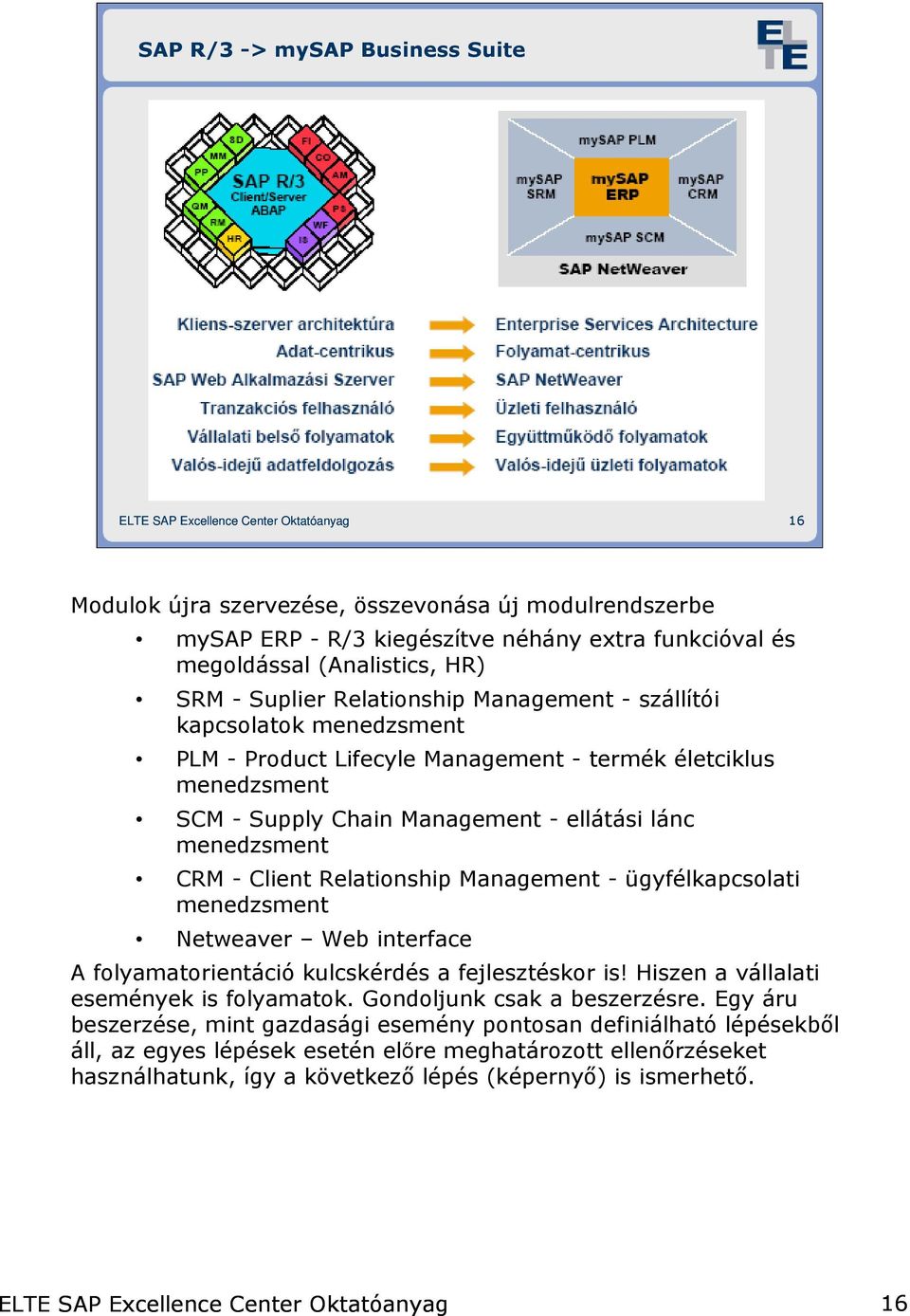 Bevezetés az SAP világába. 1. SAP áttekintés - PDF Ingyenes letöltés