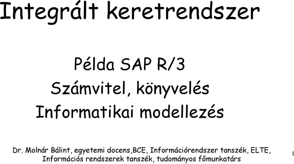SAP R/3 Számvitel,