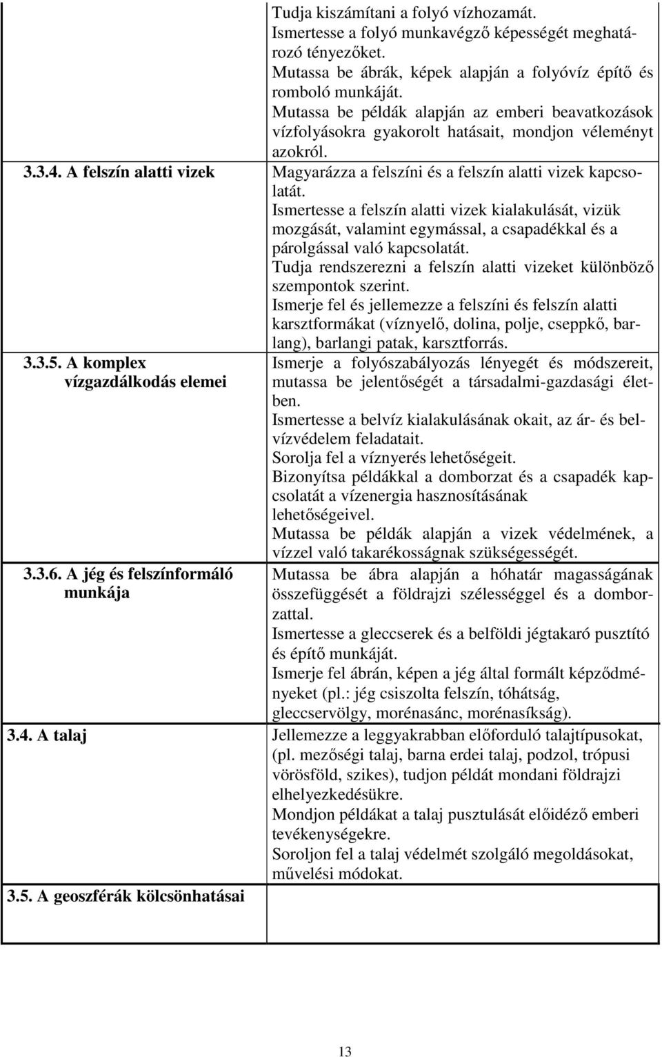 A felszín alatti vizek Magyarázza a felszíni és a felszín alatti vizek kapcsolatát.