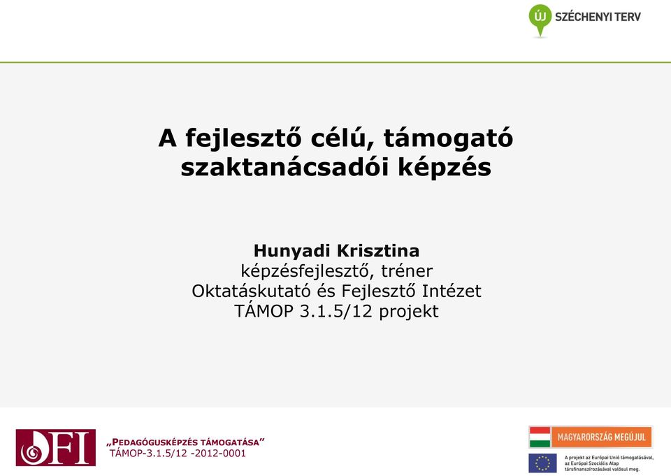 Krisztina képzésfejlesztő, tréner