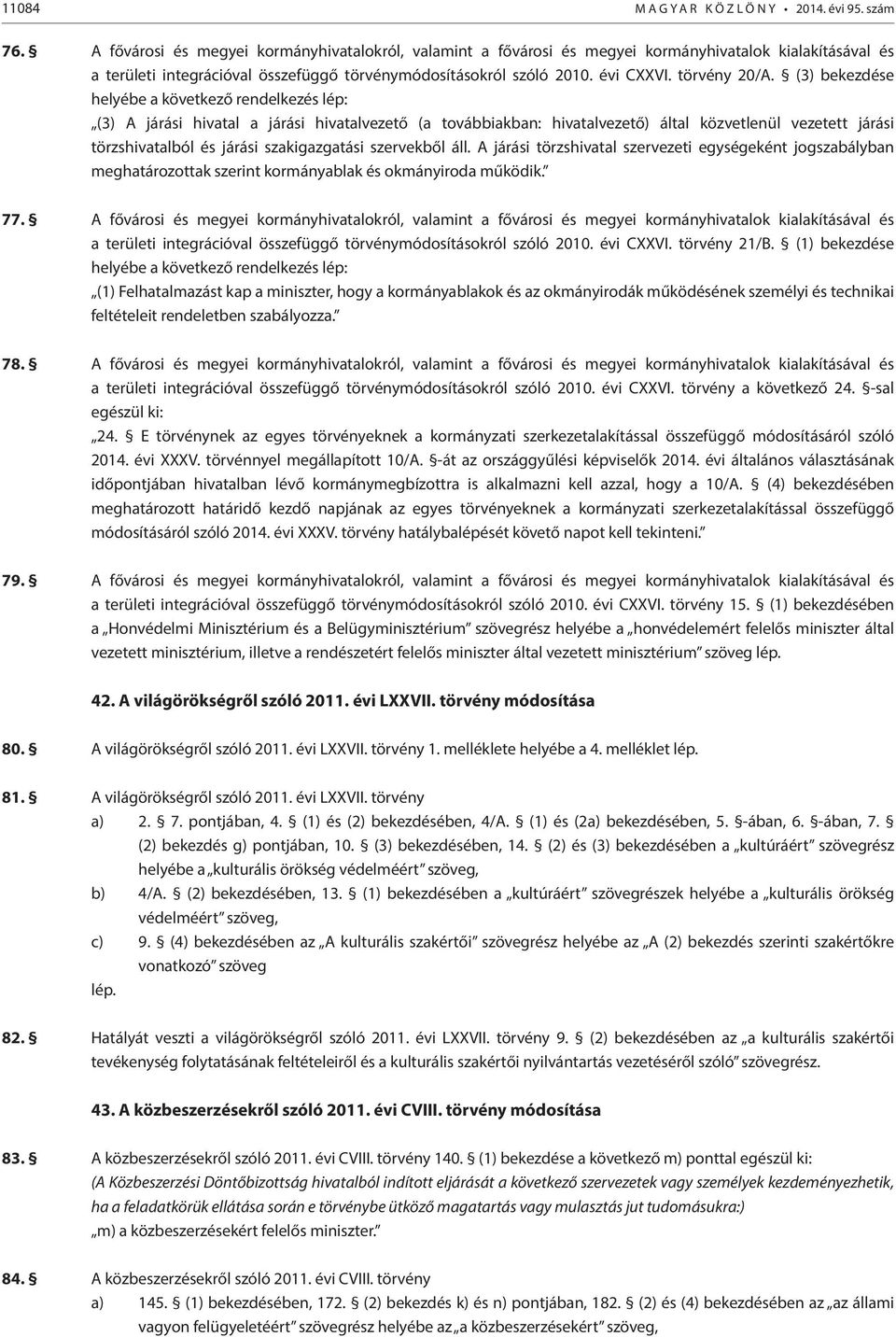 törvény 20/A.