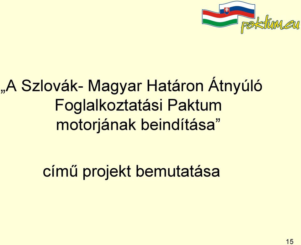 Paktum motorjának