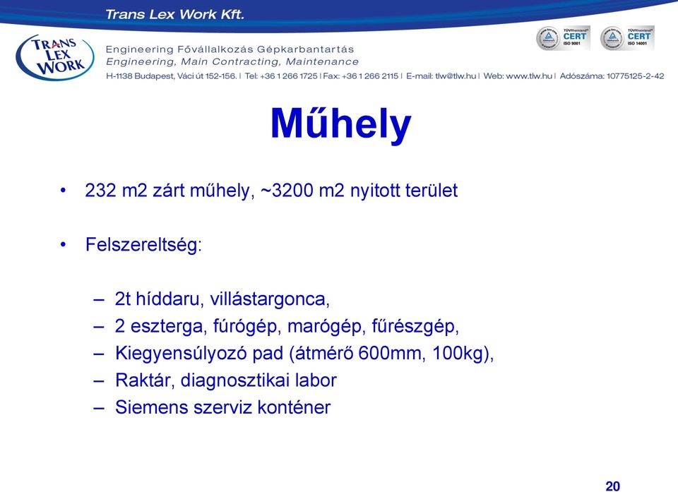 fúrógép, marógép, fűrészgép, Kiegyensúlyozó pad (átmérő