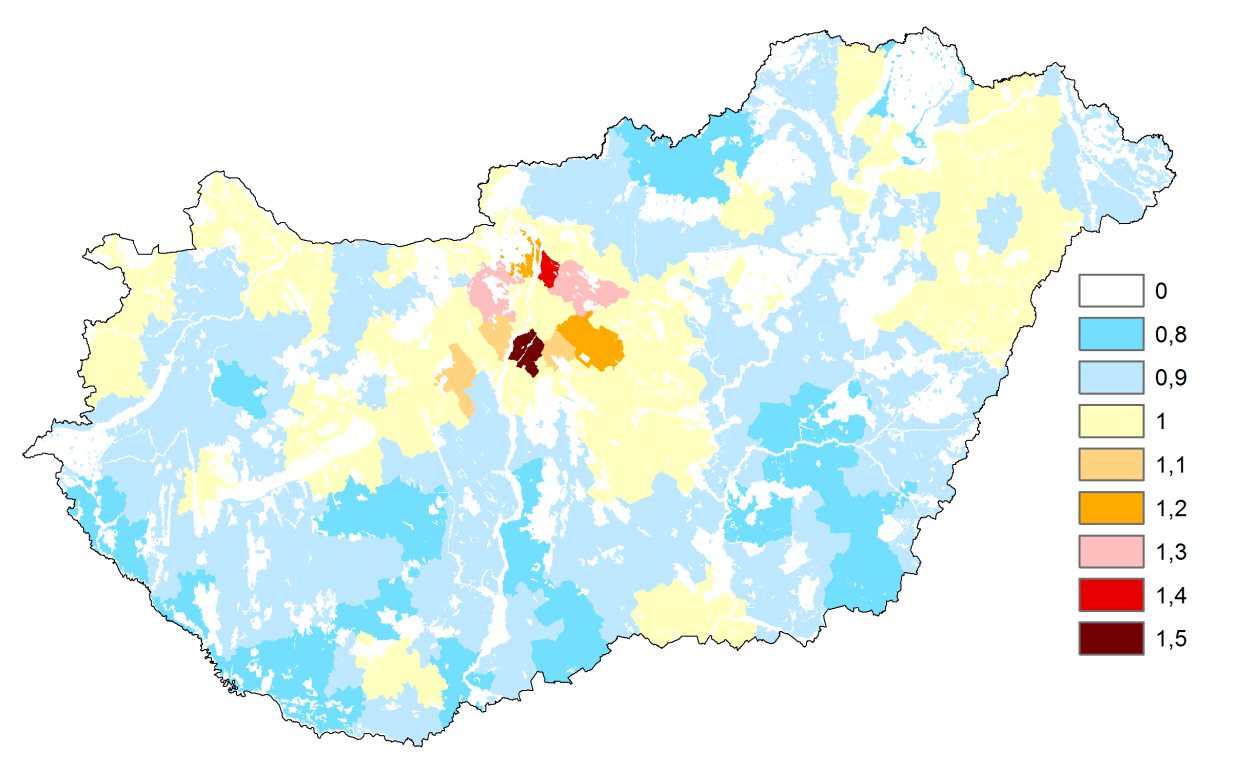 30. ábra: Az egyes területekre vonatkozó korlátozások, ill.