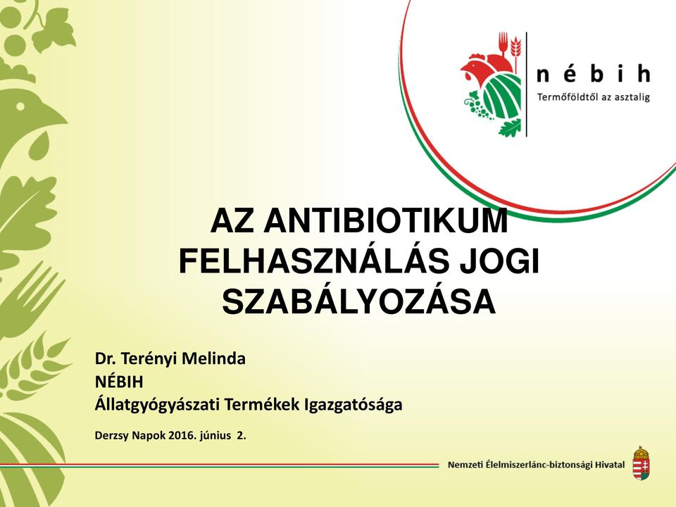 Terényi Melinda NÉBIH