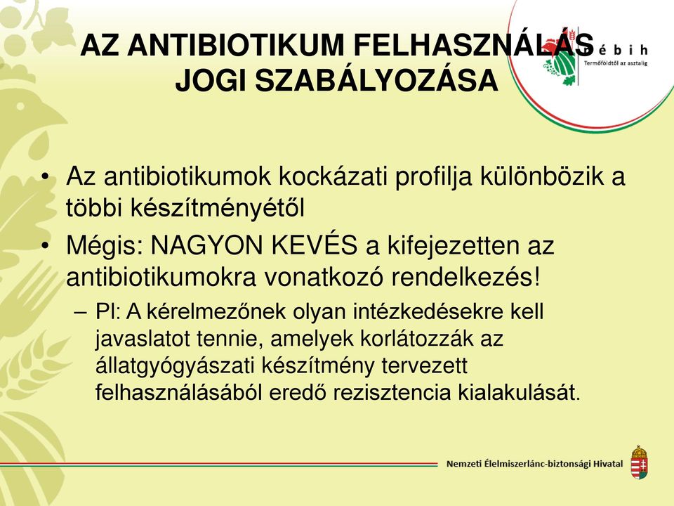 vonatkozó rendelkezés!