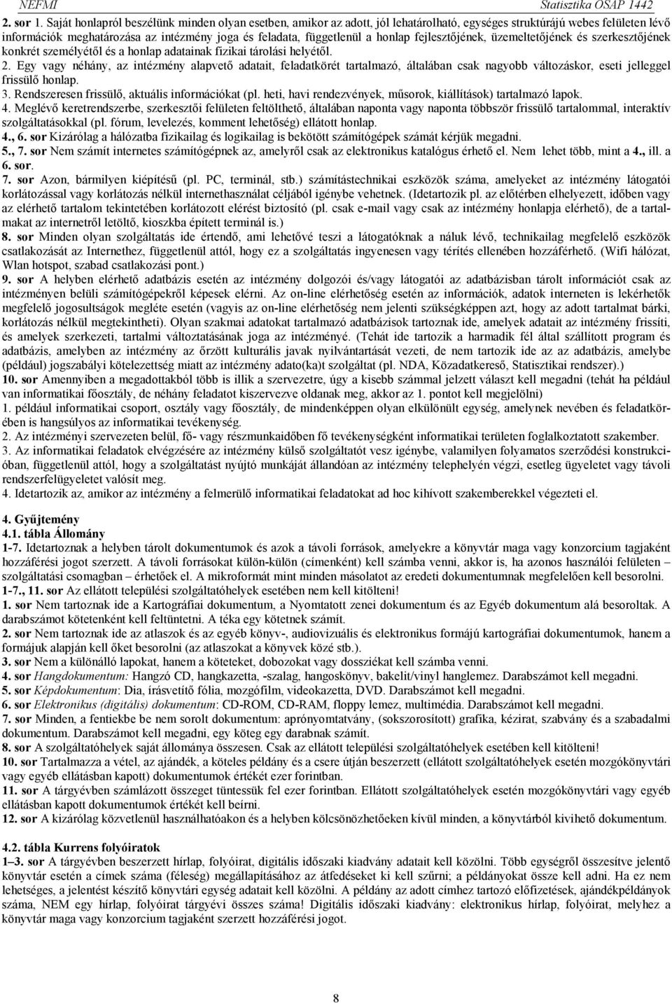 Egy vagy néhány, az intézmény alapvető adatait, feladatkörét tartalmazó, általában csak nagyobb változáskor, eseti jelleggel frissülő honlap. 3. Rendszeresen frissülő, aktuális információkat (pl.