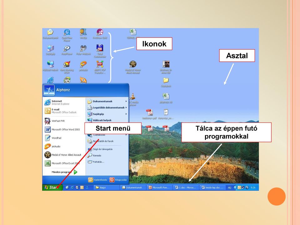Tálca az éppen