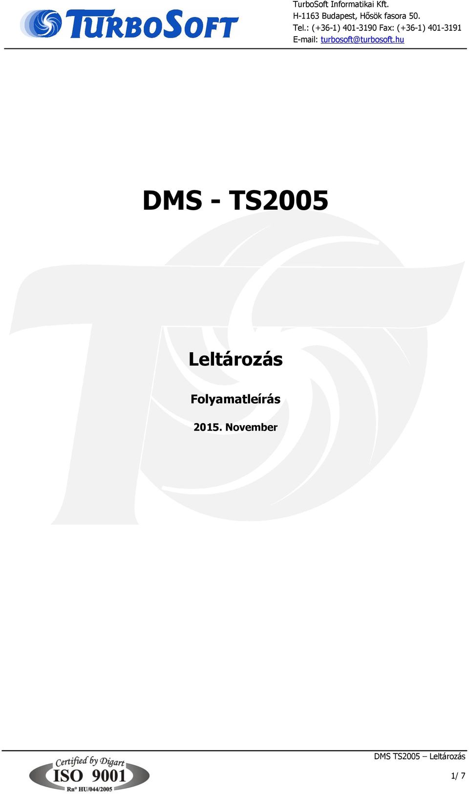 Folyamatleírás