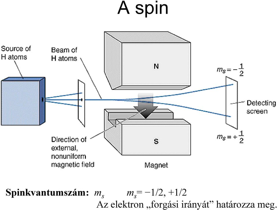m s = 1/2, +1/2 Az