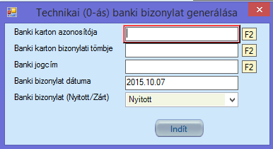 Hatására a program létrehoz egy nyitott státuszú bizonylatot annyi mínuszos és pluszos sorral, ahány sort kijelöltünk korábban!