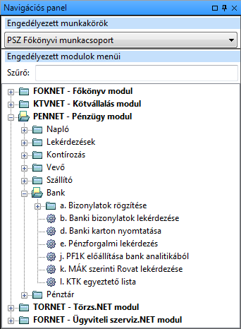 1.4 Korrekciós bizonylatról utalvány nyomtatása Szintén a szállítói típusú bizonylatoknál megszokott módon Tudjuk kinyomtatni az utalványt a ikon segítségével! 1.