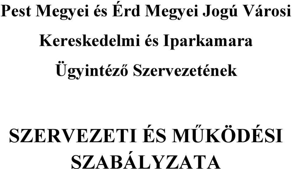 Iparkamara Ügyintéző