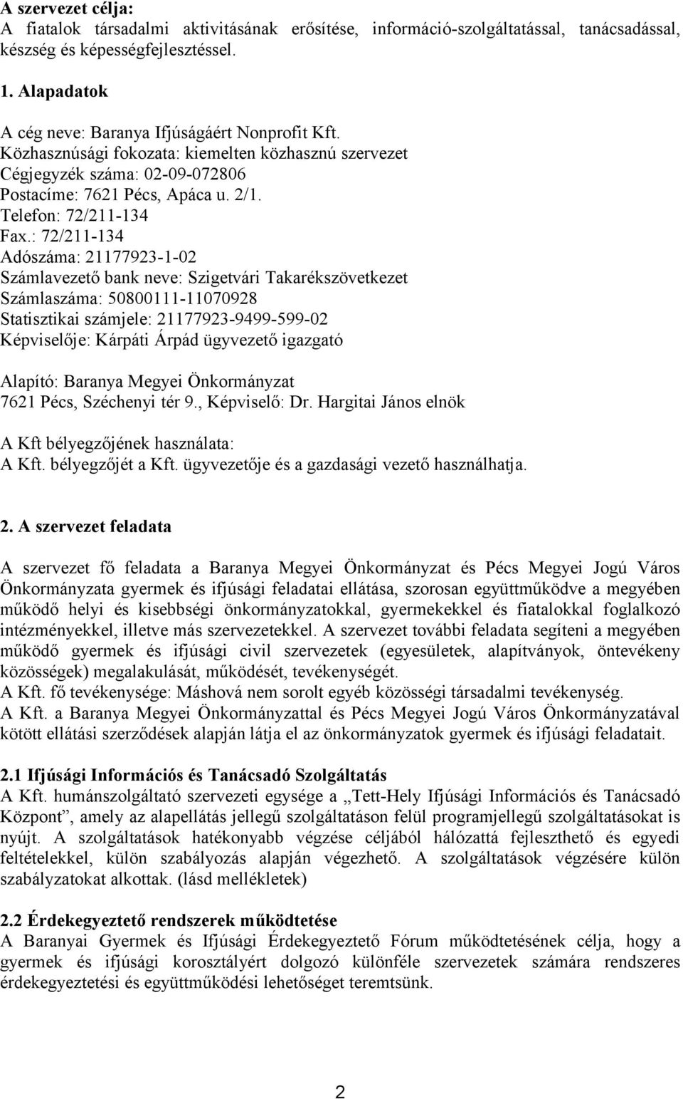 Telefon: 72/211-134 Fax.