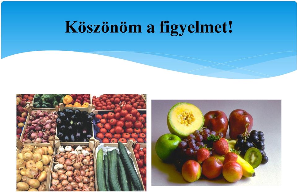figyelmet!