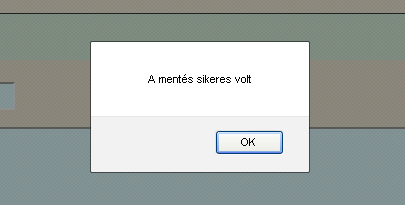 Az internetkapcsolatból fakadó esetleges adatvesztés elkerülése érdekében a kitöltés közben használja gyakran a mentés