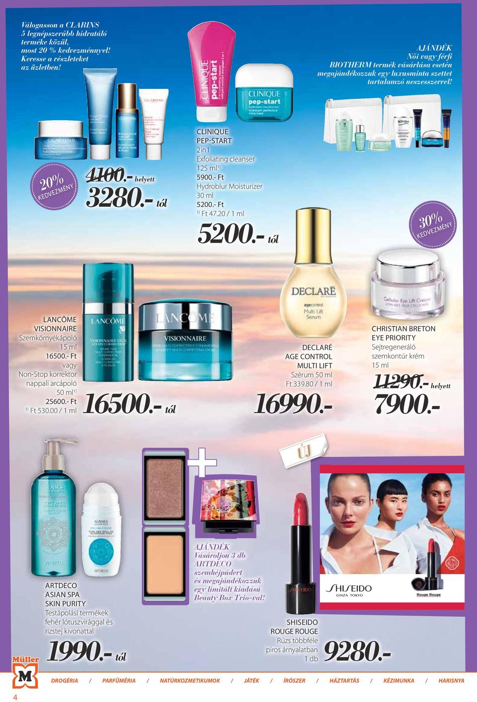 - Ft Hydroblur Moisturizer 30 ml 5200.- Ft 1) Ft 47.20 1 ml 5200.LANCÔME VISIONNAIRE Szemkörnyékápoló 15 ml 16500.- Ft vagy Non-Stop korrektor nappali arcápoló 50 ml1) 25600.- Ft 1) Ft 530.