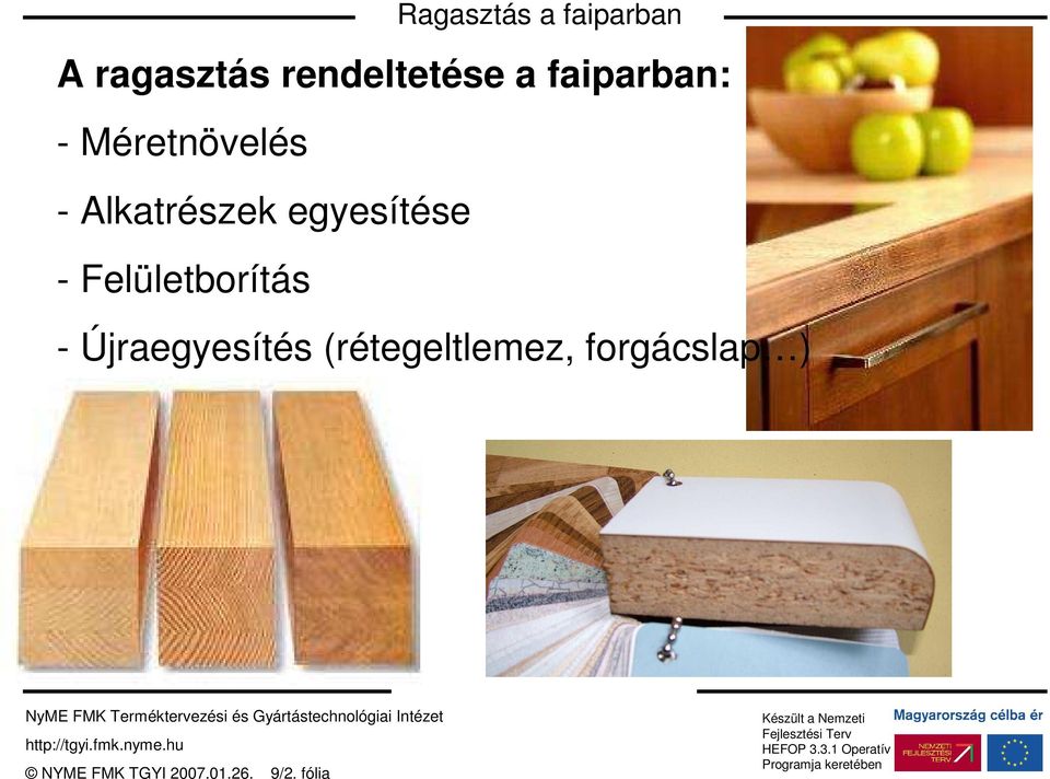Felületborítás - Újraegyesítés