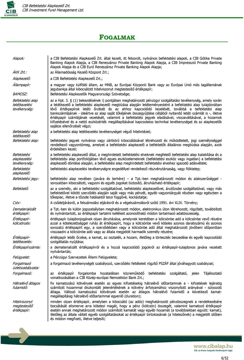 Befektetési Alapkezelő Zrt.