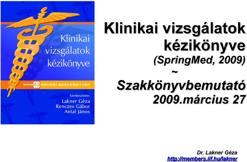 Szakkönyvbemutató 2009.