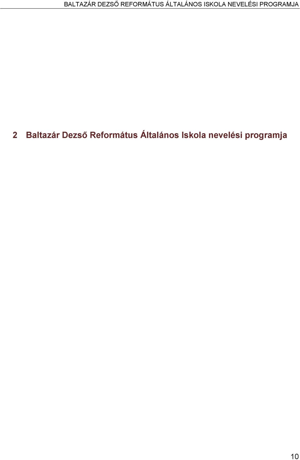 PROGRAMJA 2 Baltazár Dezső