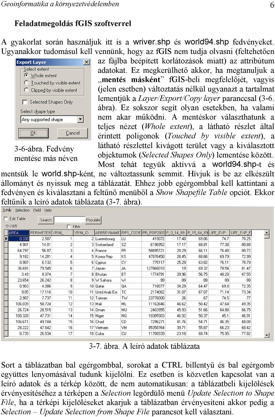 Ez megkerülhető akkor, ha megtanuljuk a mentés másként fgis-beli megfelelőjét, vagyis (jelen esetben) változtatás nélkül ugyanazt a tartalmat lementjük a Layer/Export/Copy layer paranccsal (3-6.