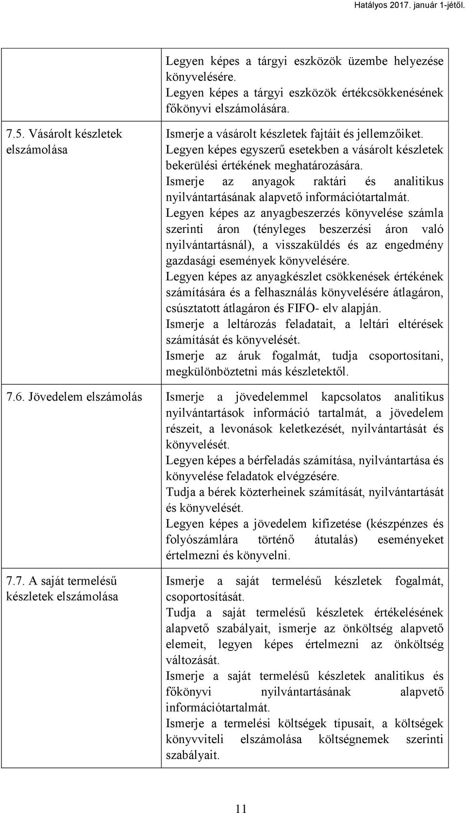 Ismerje az anyagok raktári és analitikus nyilvántartásának alapvető információtartalmát.