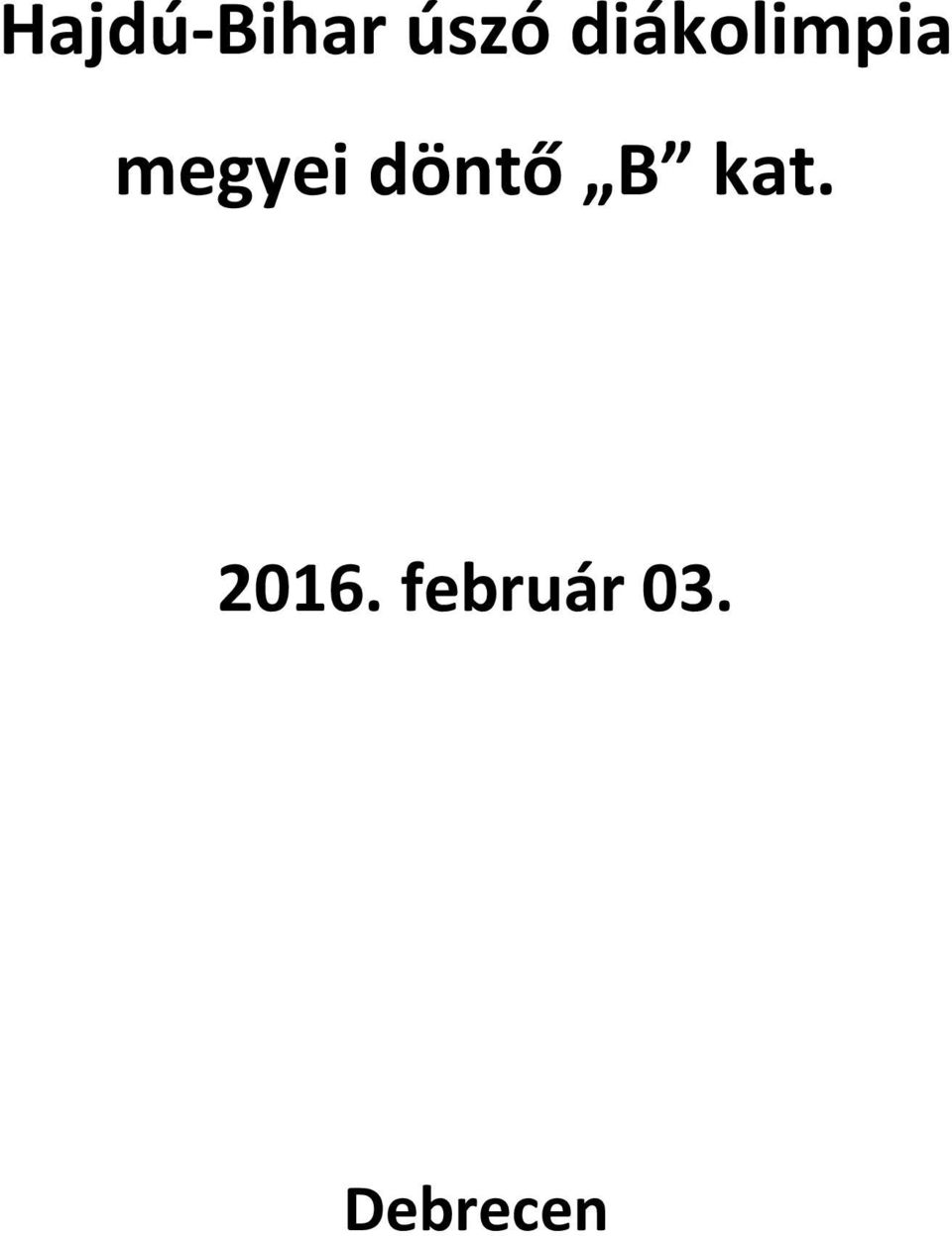 döntő B kat. 2016.