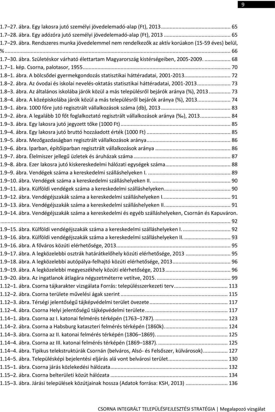 .. 72 1.8 2. ábra. Az óvodai és iskolai nevelés-oktatás statisztikai háttéradatai, 2001-2013... 73 1.8 3. ábra. Az általános iskolába járók közül a más településről bejárók aránya (%), 2013... 73 1.8 4.