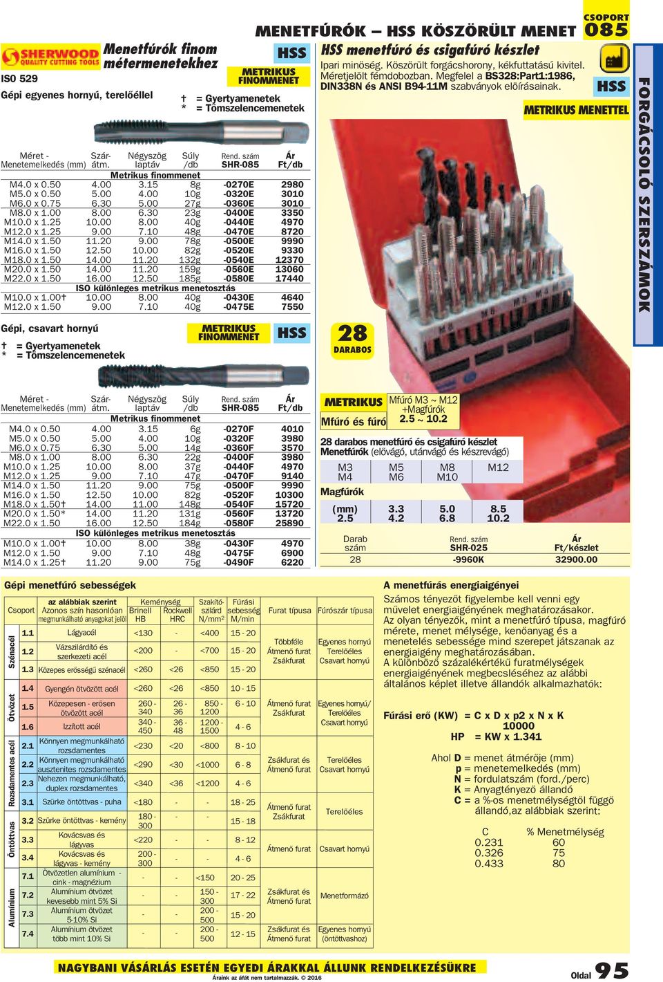 20 9.00 78g -0500E 9990 M16.0 x 1.50 12.50 10.00 82g -0520E 9330 M18.0 x 1.50 14.00 11.20 132g -0540E 12370 M20.0 x 1.50 14.00 11.20 159g -0560E 13060 M22.0 x 1.50 16.00 12.