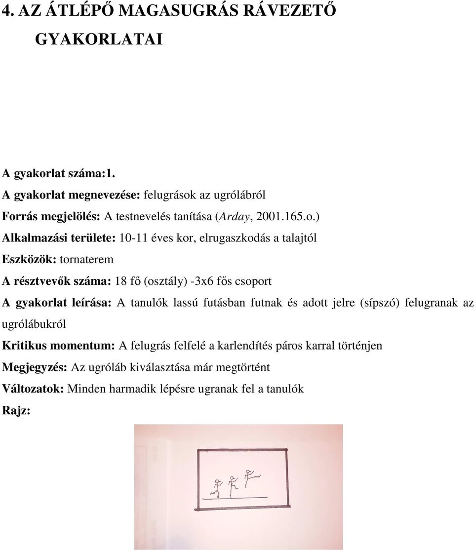 lat megnevezése: felugrások