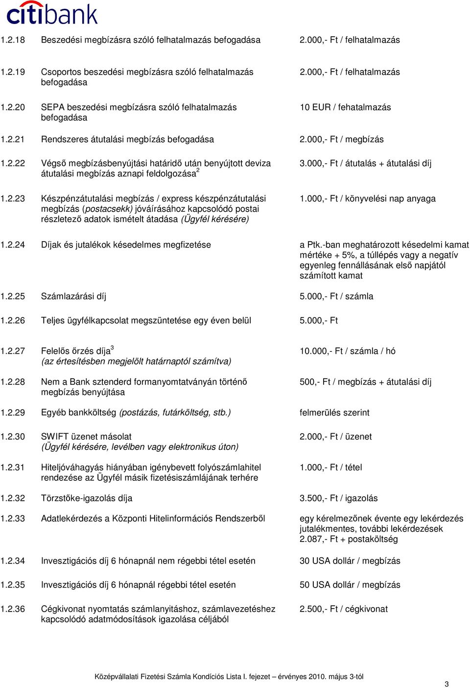 2.23 Készpénzátutalási megbízás / express készpénzátutalási megbízás (postacsekk) jóváírásához kapcsolódó postai részletezı adatok ismételt átadása (Ügyfél kérésére) 3.