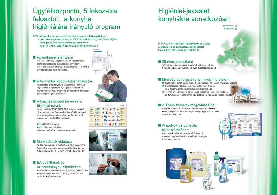 A létező építmény tulajdonságainak szisztematikus elemzését részletes diagnosztikai jegyzékek felhasználásával biztosítjuk. Ezzel elkerülhető a fontos területekről való megfeledkezés.