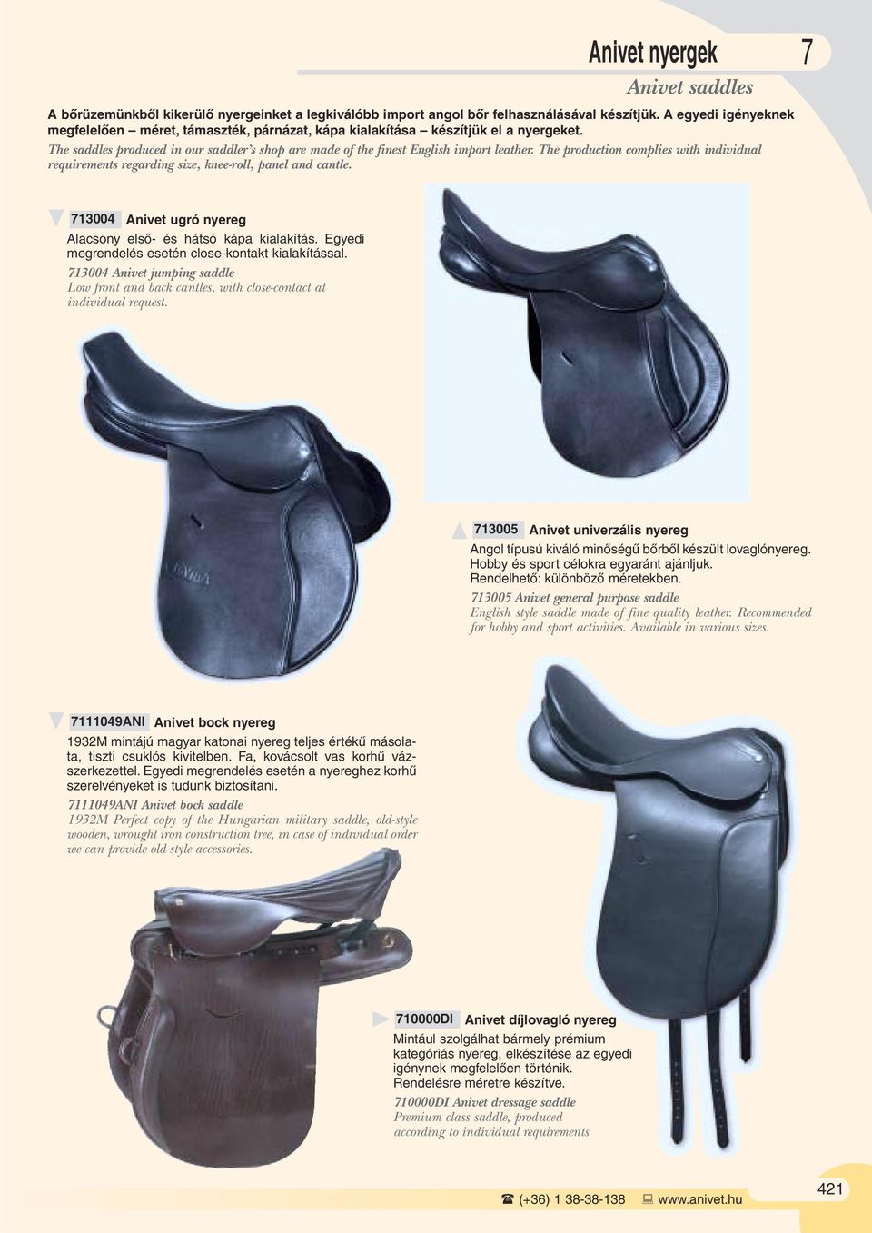 Ló- és lovas-felszerelések Horse- and riding equipment - PDF Ingyenes  letöltés
