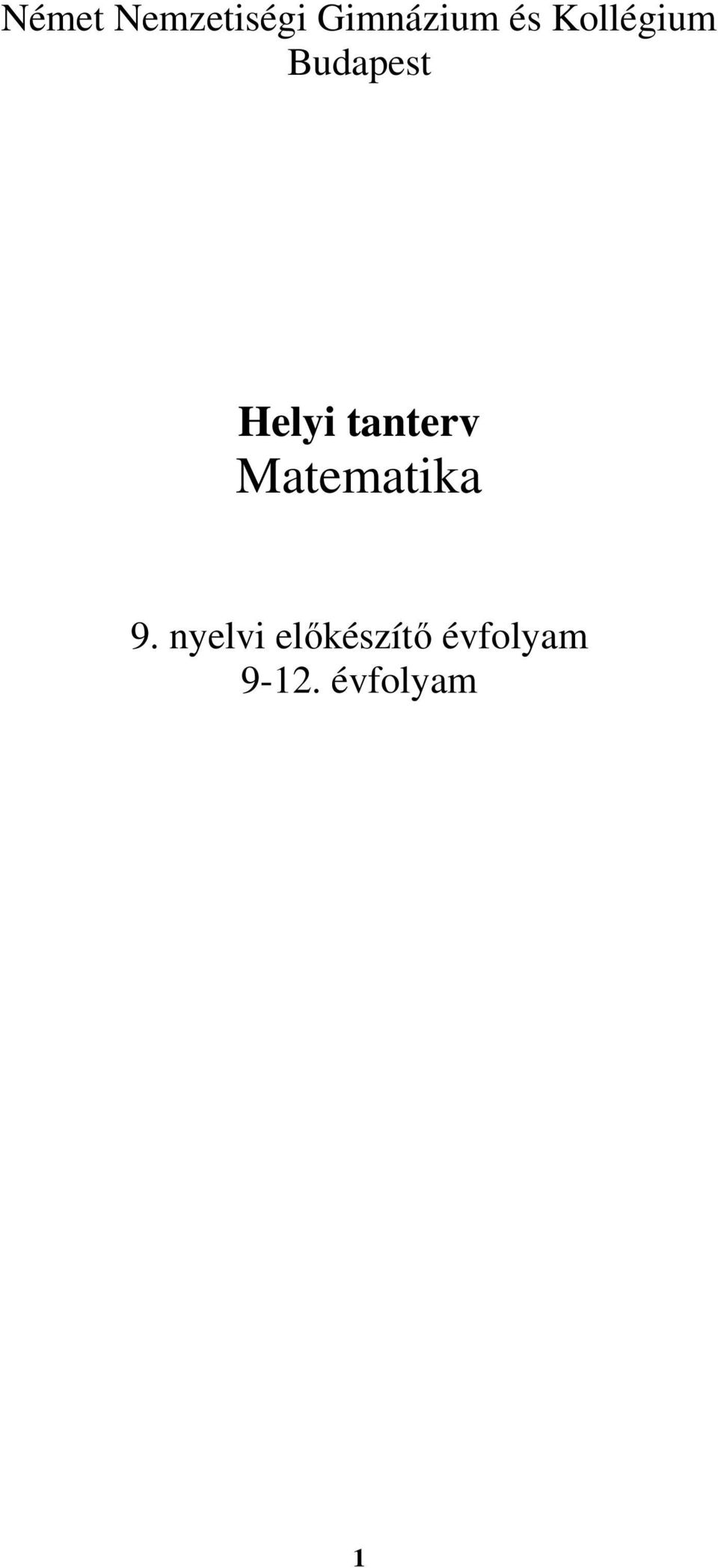 tanterv Matematika 9.