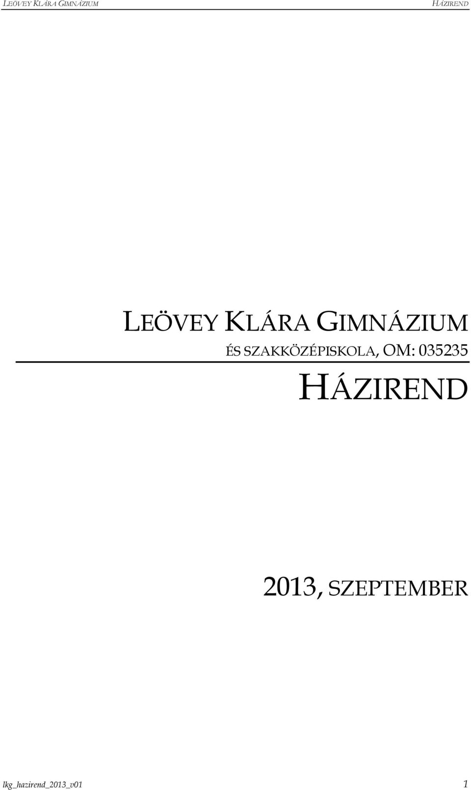035235 2013, SZEPTEMBER