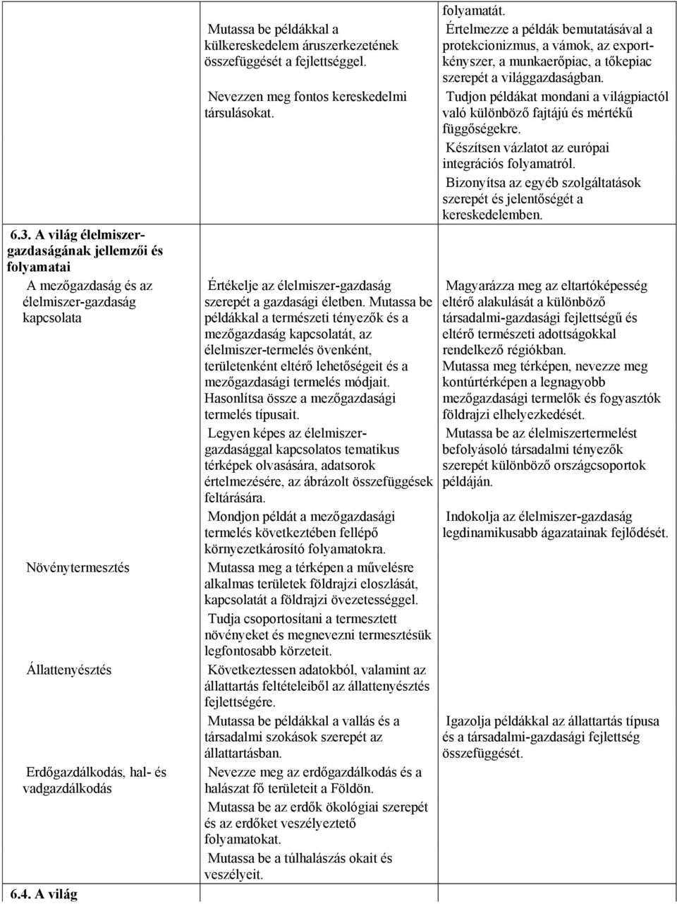 Értékelje az élelmiszer-gazdaság szerepét a gazdasági életben.