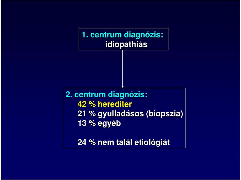 % gyulladásos (biopszia( biopszia)