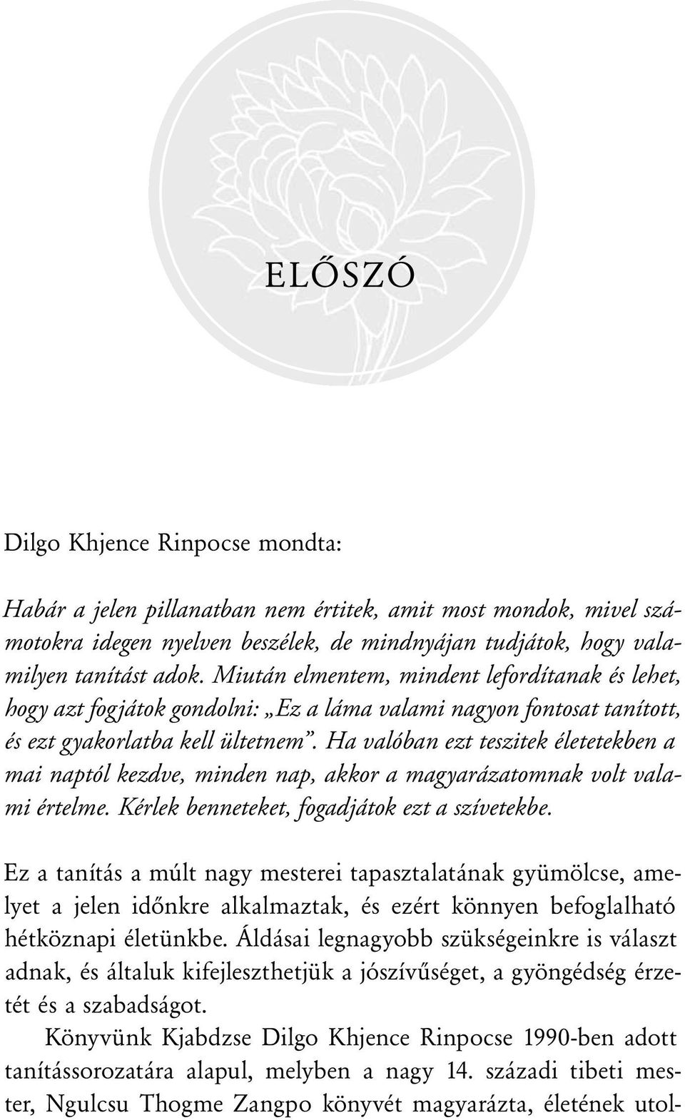 Ha valóban ezt teszitek életetekben a mai naptól kezdve, minden nap, akkor a magyarázatomnak volt valami értelme. Kérlek benneteket, fogadjátok ezt a szívetekbe.