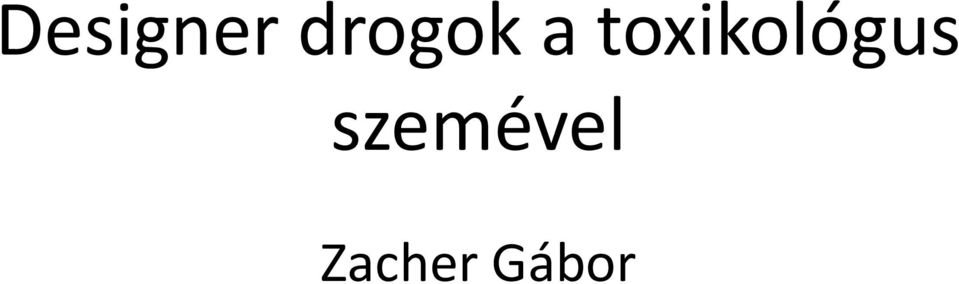 toxikológus