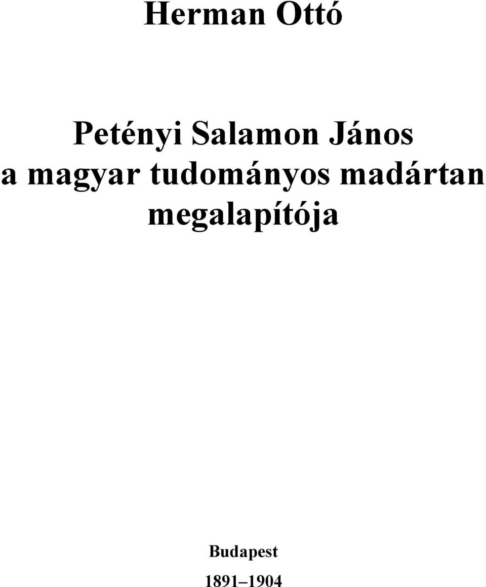 tudományos madártan