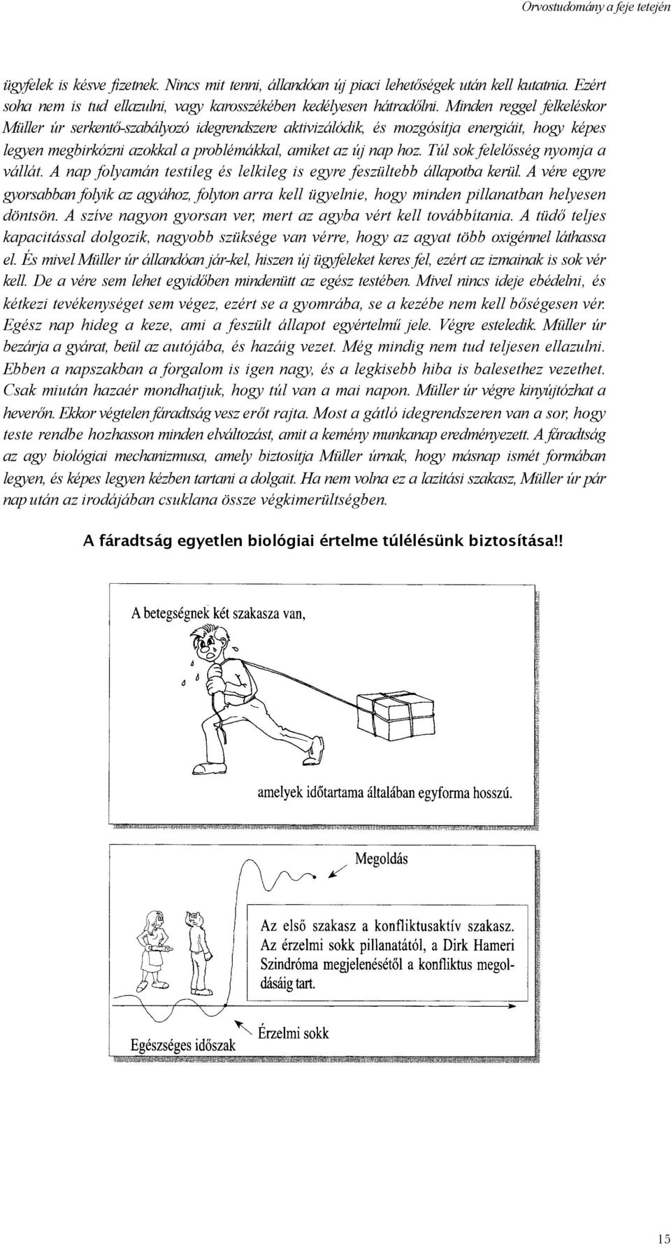 Túl sok felelősség nyomja a vállát. A nap folyamán testileg és lelkileg is egyre feszültebb állapotba kerül.
