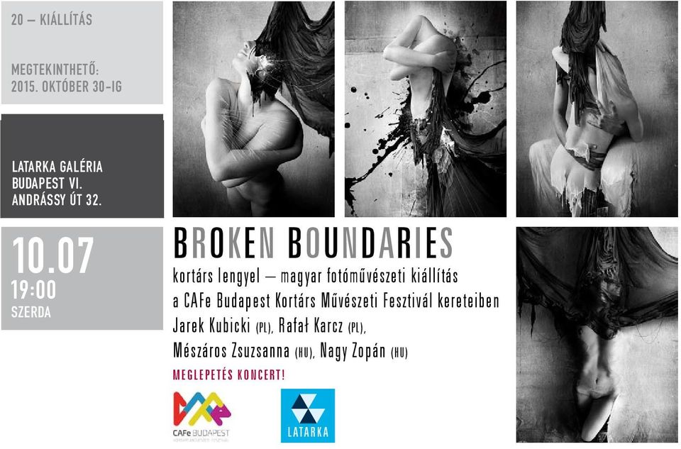 07 19:00 szerda BROKEN BOUNDARIES kortárs lengyel magyar fotóművészeti kiállítás a