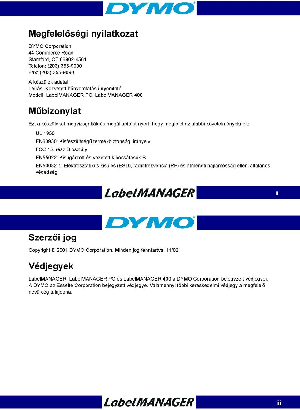 irányelv FCC 15.