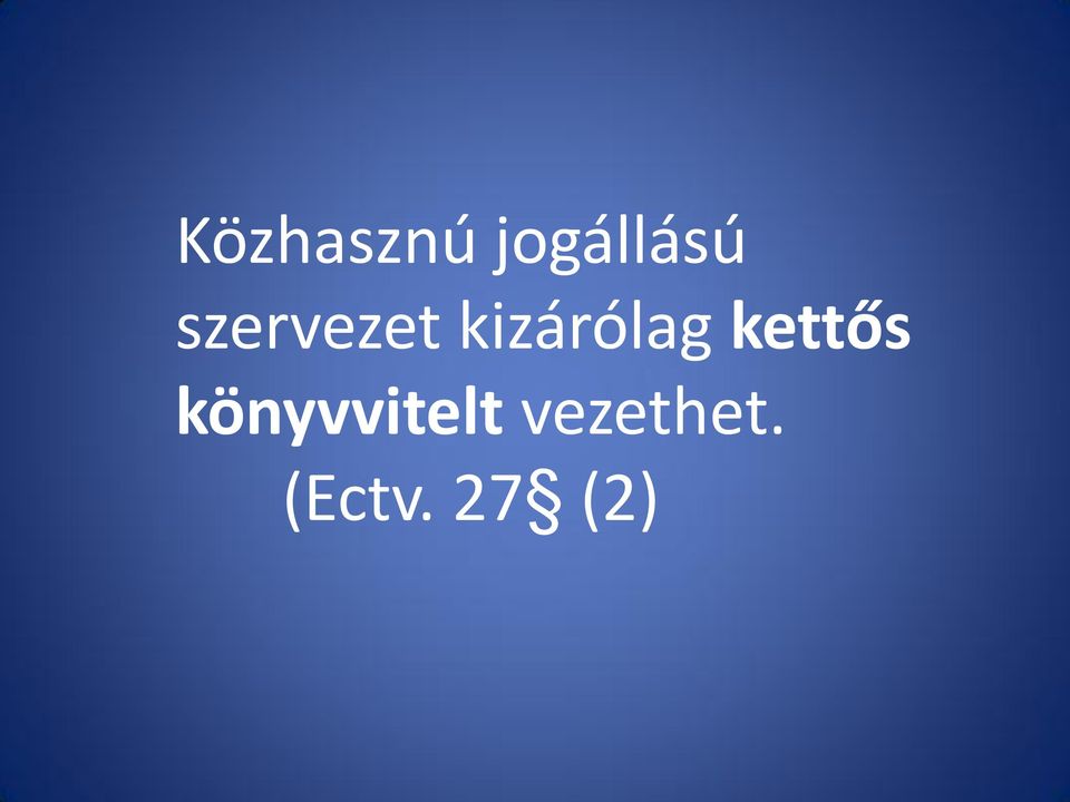 kettős könyvvitelt