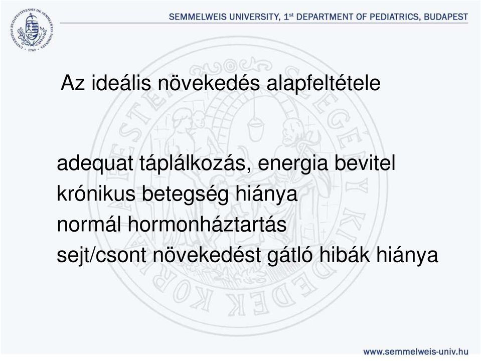 krónikus betegség hiánya normál