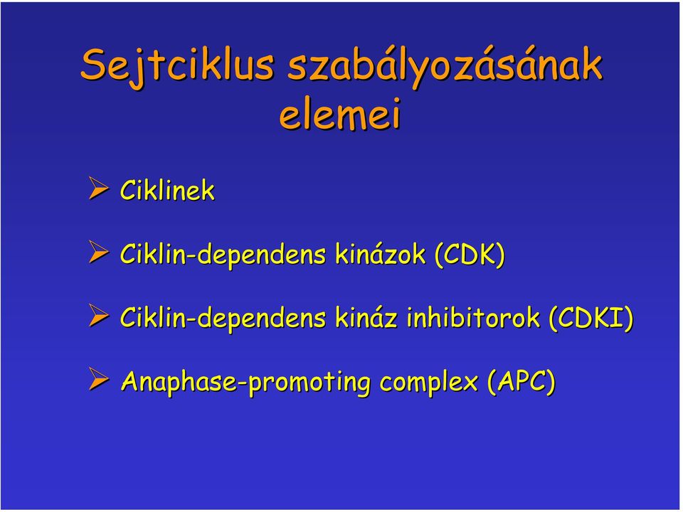 Ciklin-dependens kináz inhibitorok