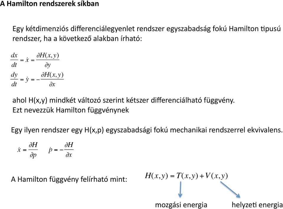 differenciálható függvény.